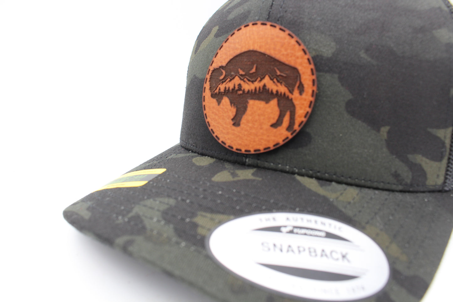 Bison Hat | Outdoors Trucker Hat | Nature Art Trucker Hat