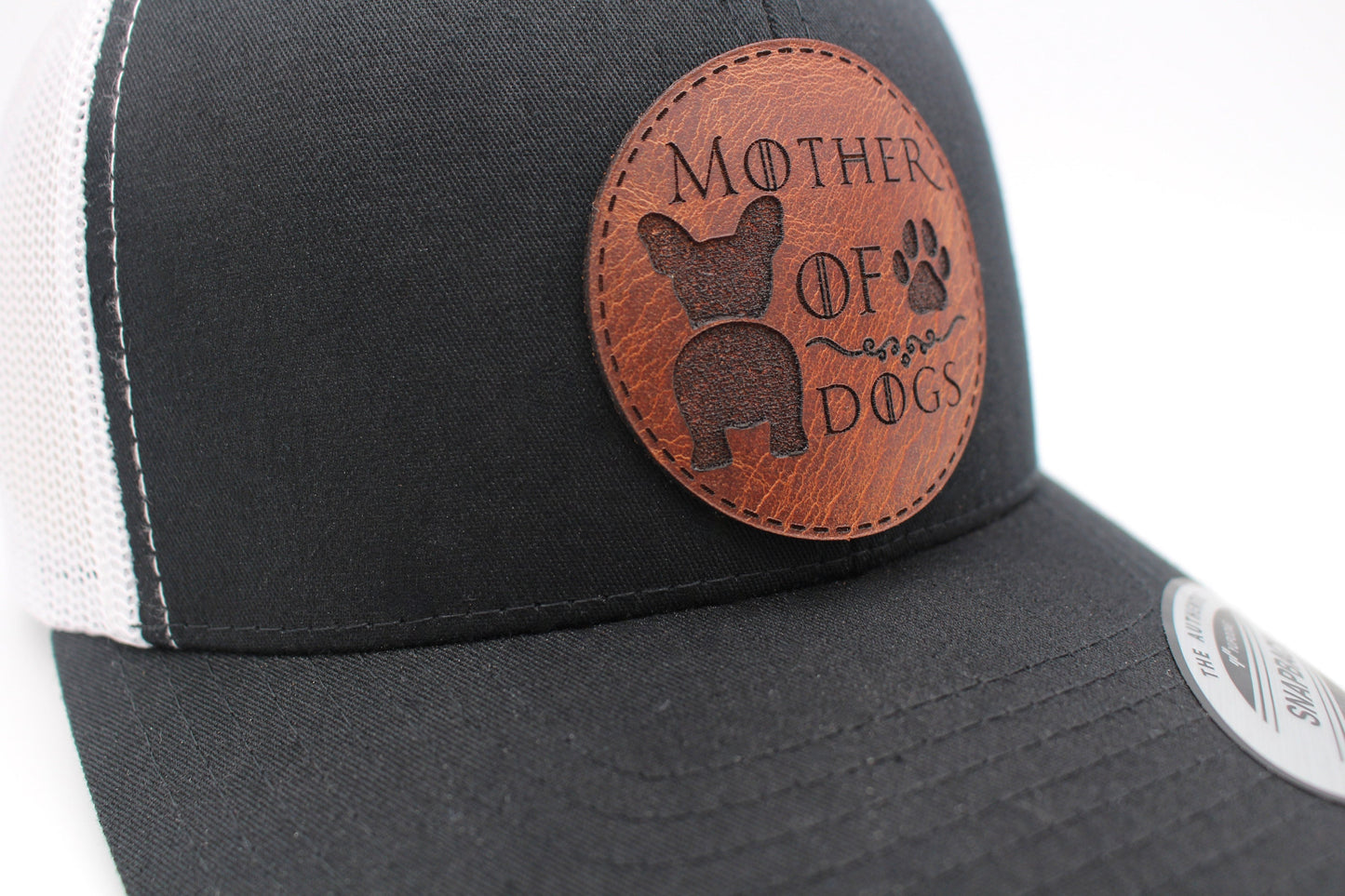 Mother of Dogs Leather Patch Hat