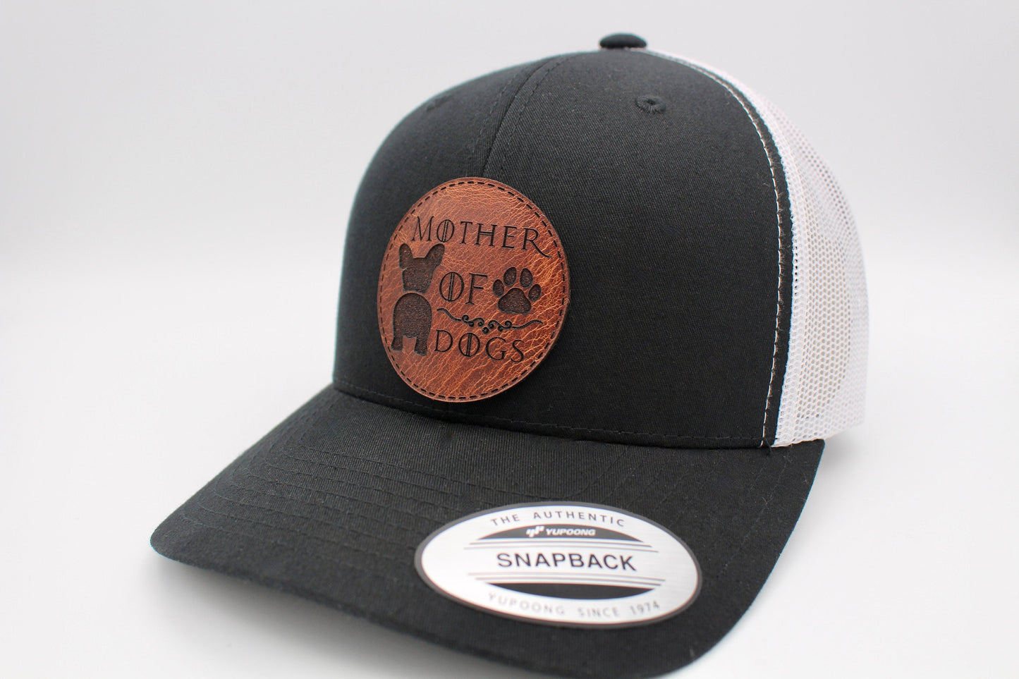 Mother of Dogs Leather Patch Hat