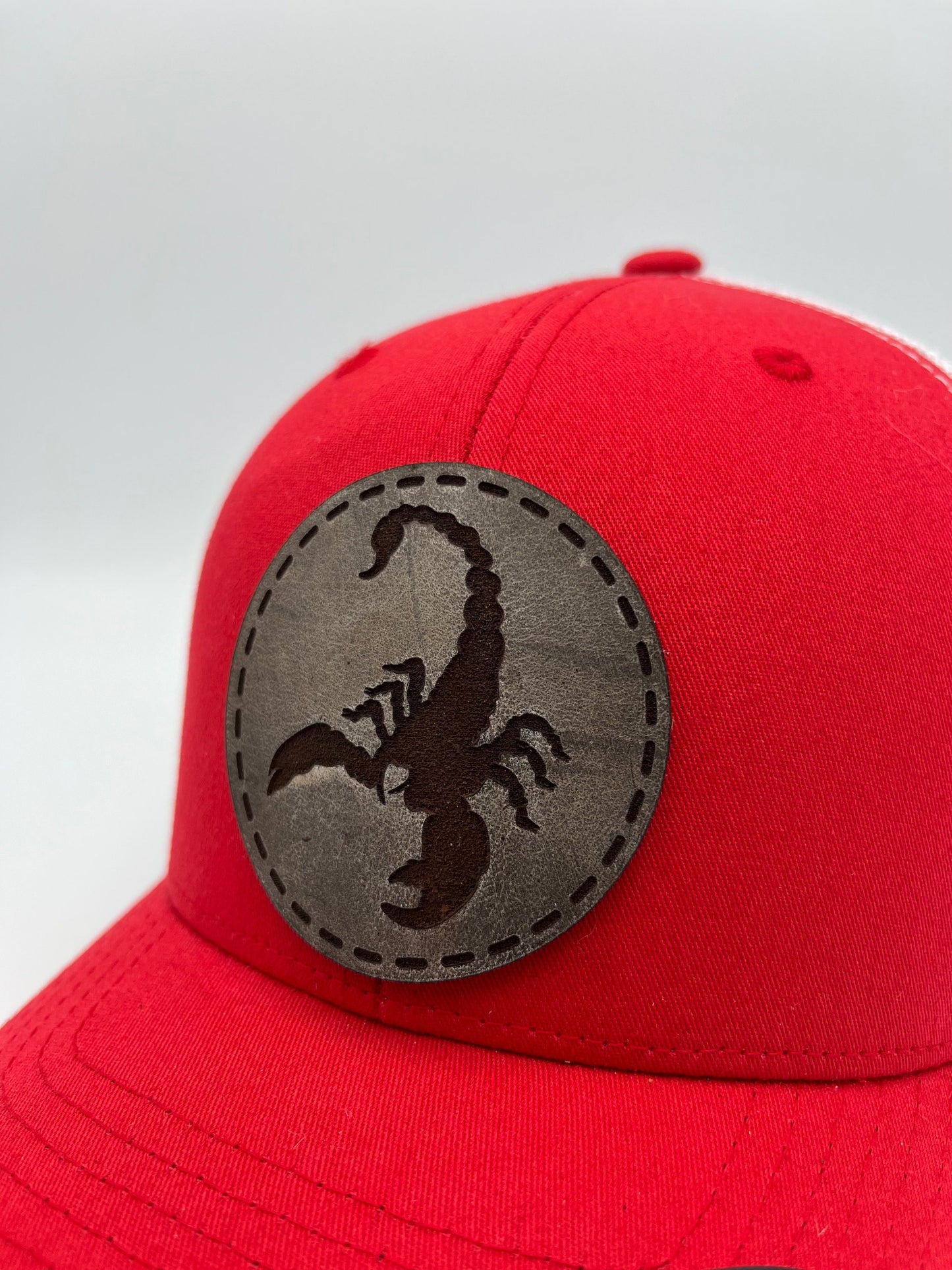 Scorpion Leather Patch Hat