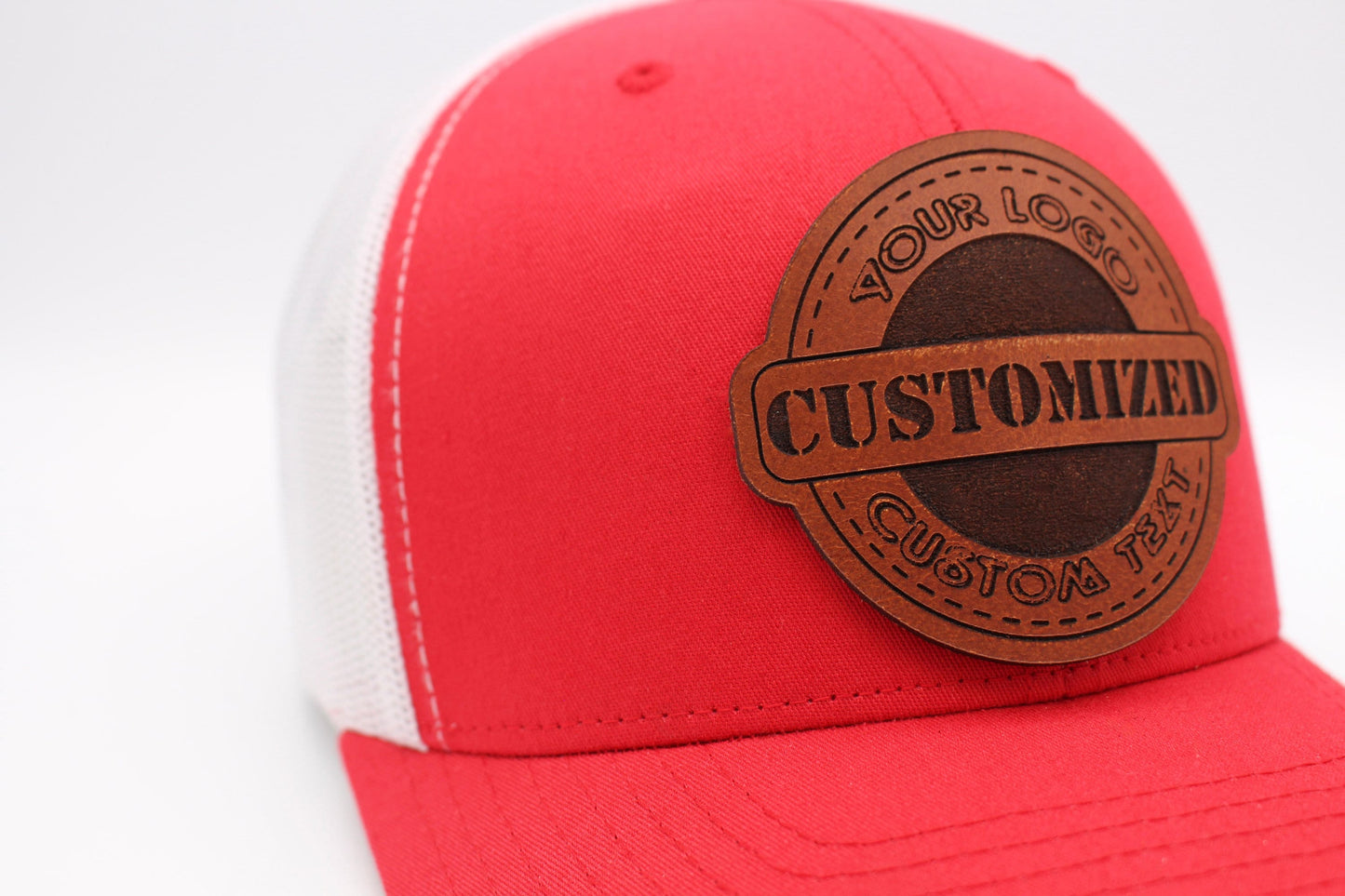 Custom Leather Patch Hat | Make your own Customized Logo or Personalized Patch for your Hat
