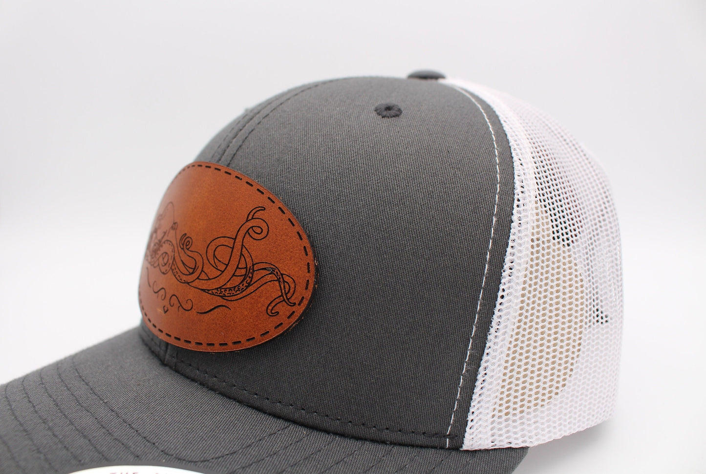 Octopus Leather Patch Hat