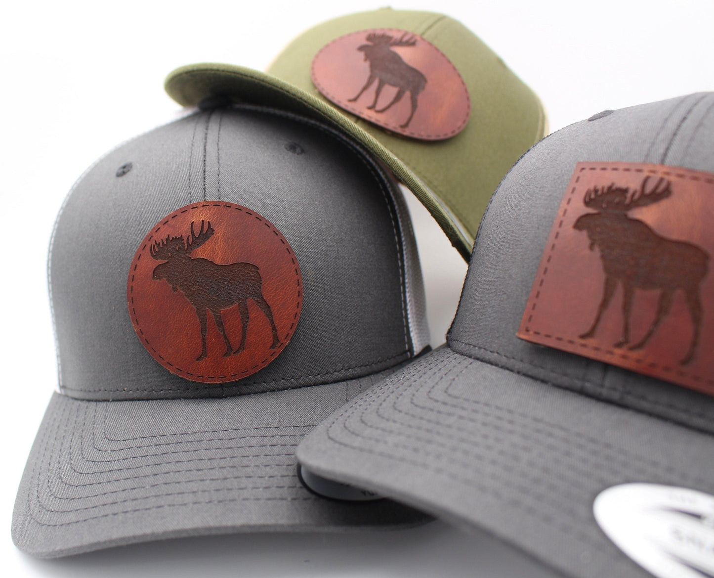 Moose Silhouette Snapback Hat