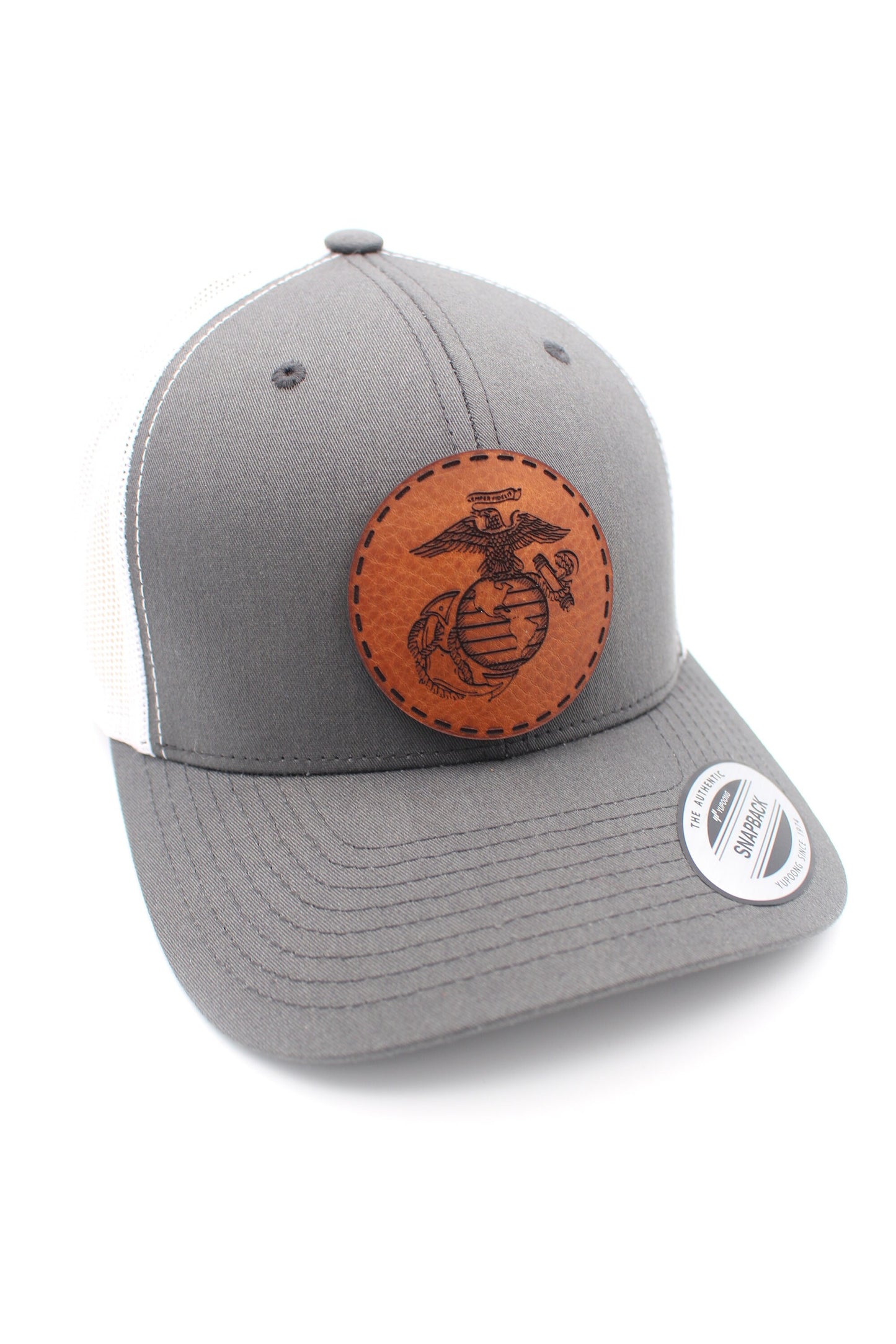 USMC Logo Hat, Marines Logo Trucker Hat, USA Trucker Hat, Military Trucker Hat