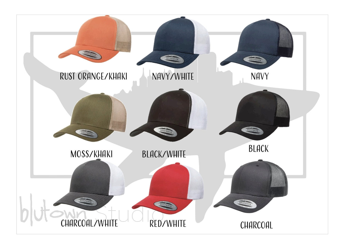Bass Silhouette Trucker Hat| Fishing Hat| Outdoors Trucker Hat